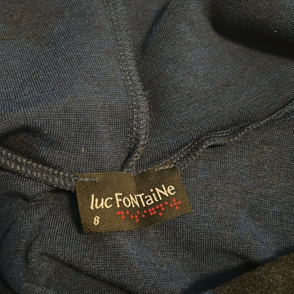 Luc Fontaine hooded women’s tunic.  Size 8 Like new. Soft. - Picture 6 of 9